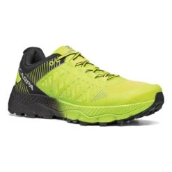 Scarpa Spin Ultra Trail Running Shoes Black Lime Green