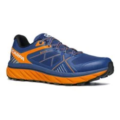 Scarpa Spin Infinity GORE-TEX Trail Running Shoes Blue Orange