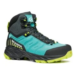 Scarpa Rush TRK GORE-TEX Boots Blue Lime Green Women