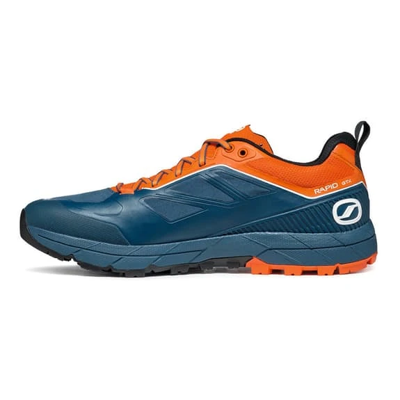 Scarpa Rapid GORE-TEX Mountain Shoes Blue Orange - Image 3
